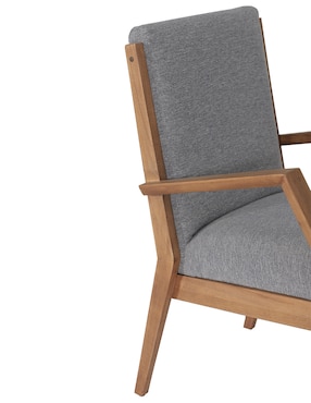 Silla Mérida Del Toro de madera y tela