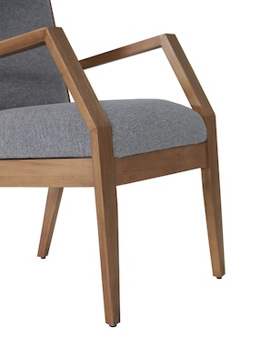 Silla Mérida Del Toro de madera y tela