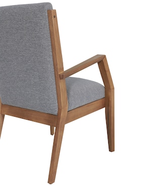 Silla Mérida Del Toro de madera y tela