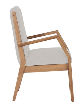 Silla Mérida Del Toro de madera y tela
