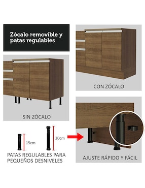 Bufetero Glamy Madesa de aglomerado