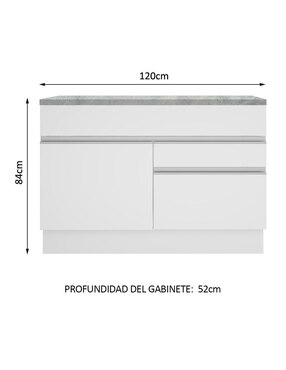 Bufetero Glamy Madesa de aglomerado