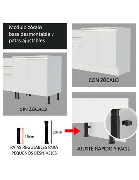 Bufetero Glamy Madesa de aglomerado