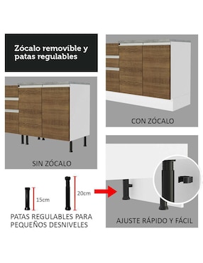 Bufetero Glamy Madesa de aglomerado