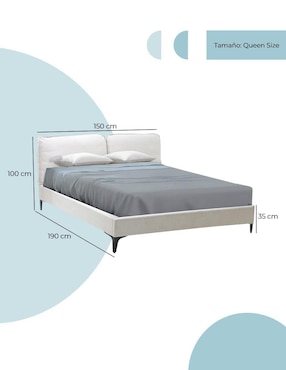 Cama Luton Mundo In de madera queen size