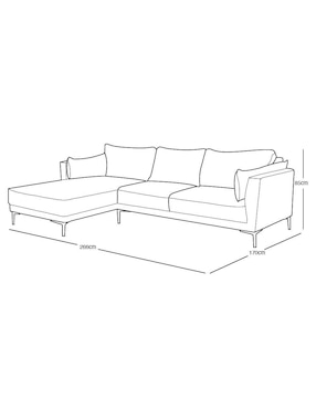 Sala modular Kubra Moblum de piel y vinil