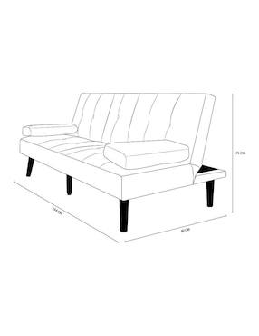 Sofá cama armable Elliot Easy Living