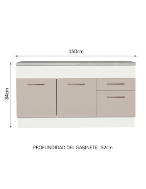 Bufetero Agata Madesa de aglomerado