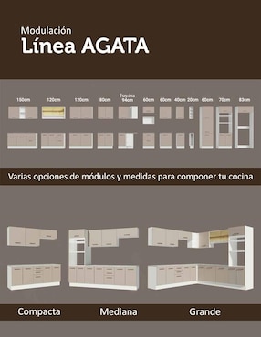 Bufetero Agata Madesa de aglomerado