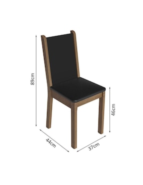 Comedor Shophie Madesa para 4 personas