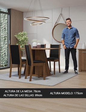 Comedor Shophie Madesa para 4 personas