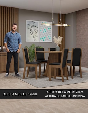 Comedor Wendy Madesa para 6 personas