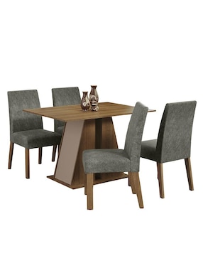 Comedor Agnes Madesa para 4 personas