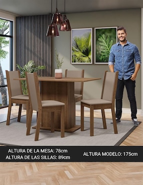 Comedor Madesa para 4 personas
