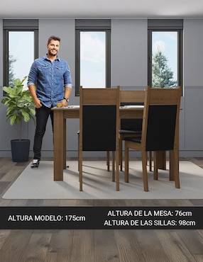 Comedor Madesa para 4 personas