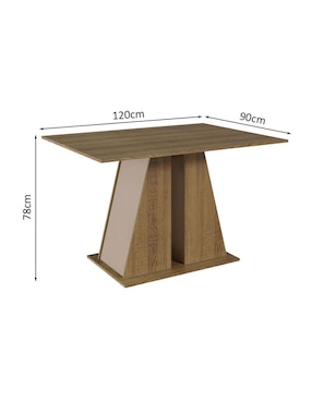 Comedor Wendy Madesa para 6 personas