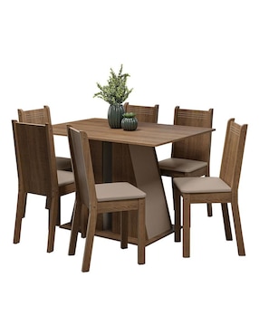 Comedor Sharon Madesa para 6 personas