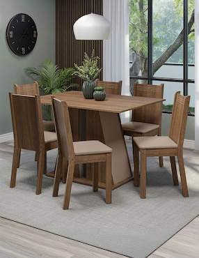 Comedor Sharon Madesa para 6 personas