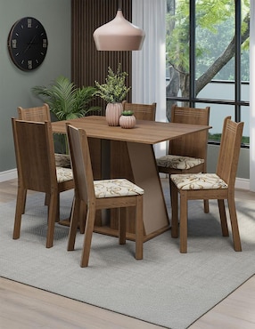 Comedor Sharon Madesa para 6 personas