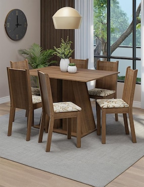 Comedor Sharon Madesa para 6 personas