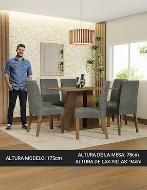Comedor Cheryl Madesa para 6 personas