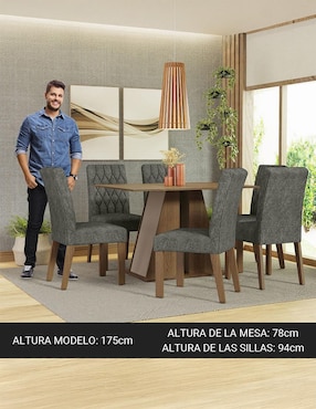 Comedor Fabiana Madesa para 6 personas