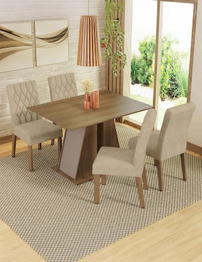 Comedor Gisele Madesa para 4 personas