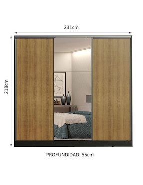 Ropero armable Madesa Royale 1063d81e de MDP