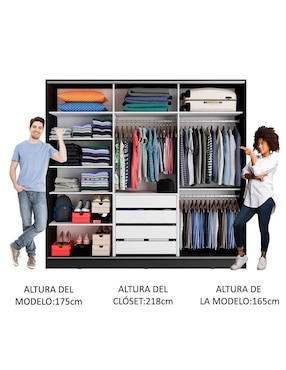 Ropero armable Madesa Royale 1063d81e de MDP