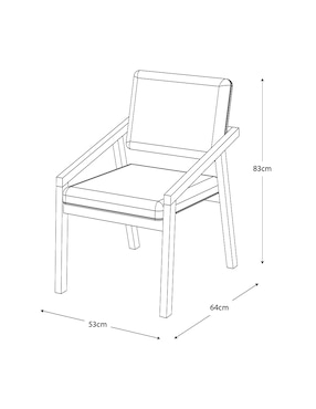 Silla Zurich Artex de madera
