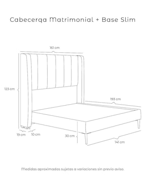 Cama Foss Slim
 Dicasa de madera pino