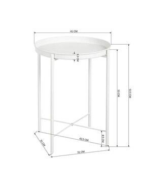 Mesa auxiliar Glandom Gomyhome
