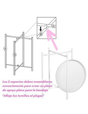 Mesa auxiliar Glandom Gomyhome