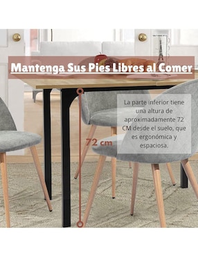 Mesa de comedor extensible armable Gomyhome