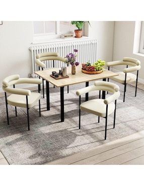 Mesa de comedor extensible armable Gomyhome