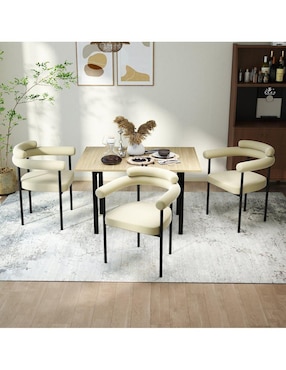 Mesa de comedor extensible armable Gomyhome