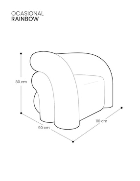 Sillón Rainbow Mögu Muebles