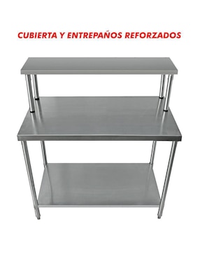 Mesa Mindejal de acero inoxidable