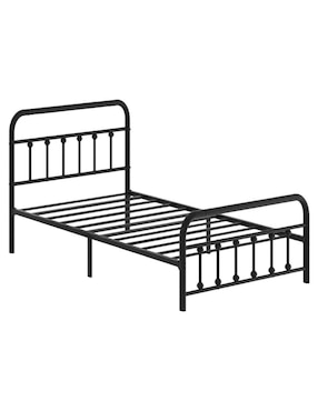 Base para cama Vanlig de metal individual