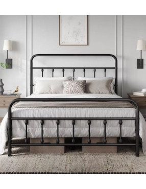 Base para cama Vanlig de metal Queen Size