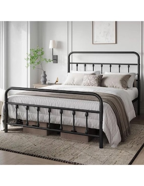 Base para cama Vanlig de metal Queen Size