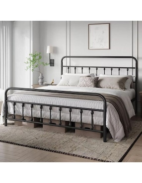 Base para cama Vanlig de metal King Size