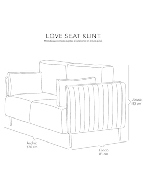 Love seat Dicasa