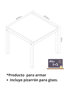 Mesa de actividades Cantia
