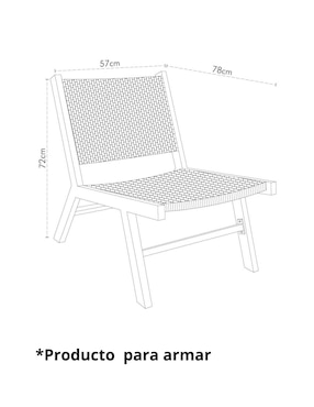 Sillón Assilah Cantia