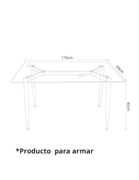 Mesa de centro Merlo Cantia