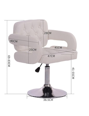 Silla 1 pieza 360° ajustable Gomyhome de cuero