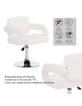 Silla 1 pieza 360° ajustable Gomyhome de cuero