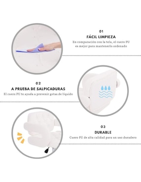 Silla 1 pieza 360° ajustable Gomyhome de cuero