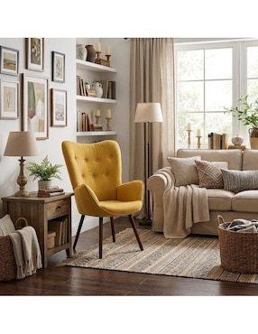 Sillón Gomyhome de terciopelo